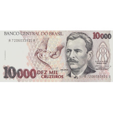 10.000 Cruzeiros Brazilië 1992 Biljet